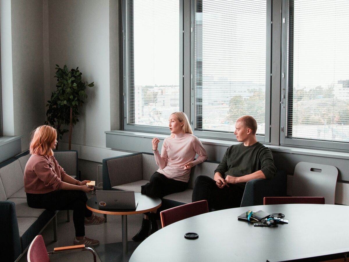 couple in meeting with solicitor